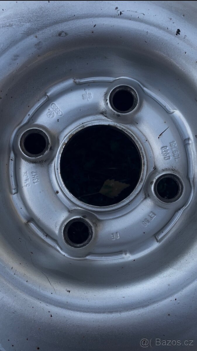 Originální Sada Kol VW / AUDI (4ks) - 4x100 ET38 - 3