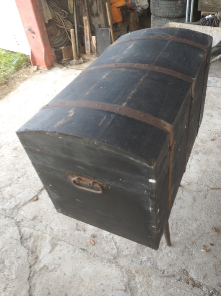 starý vojenský kufr-truhla - 3