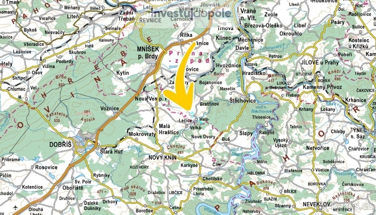 Prodej pole 35 683 m², Bojanovice - Malá Lečice - 3