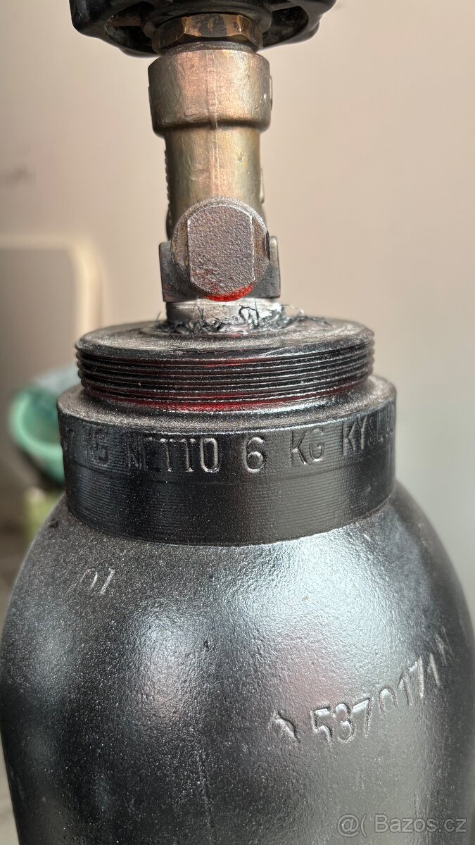 Láhev CO2 oxid uhličitý kysličník uhličitý - 3