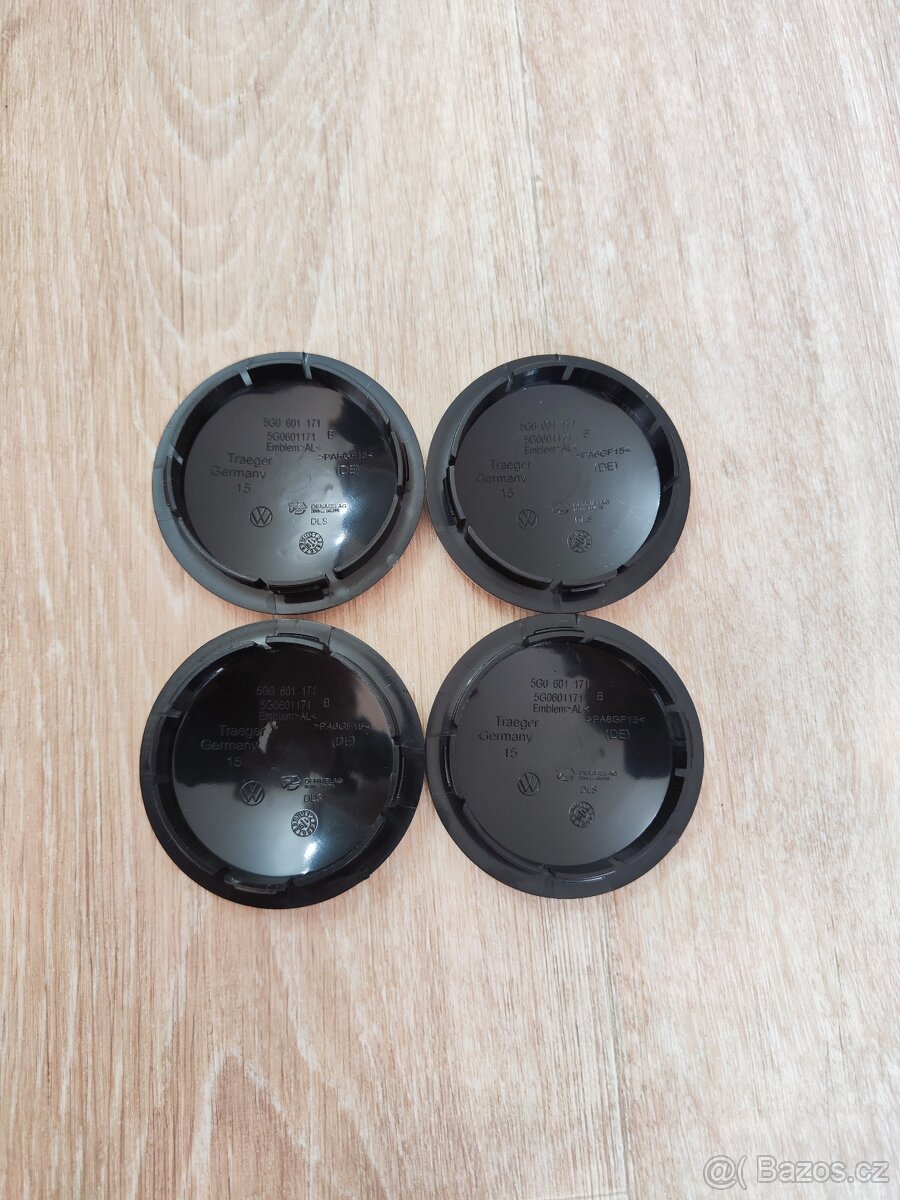 Středové krytky kol Volkswagen 65mm nový design 1 - 3