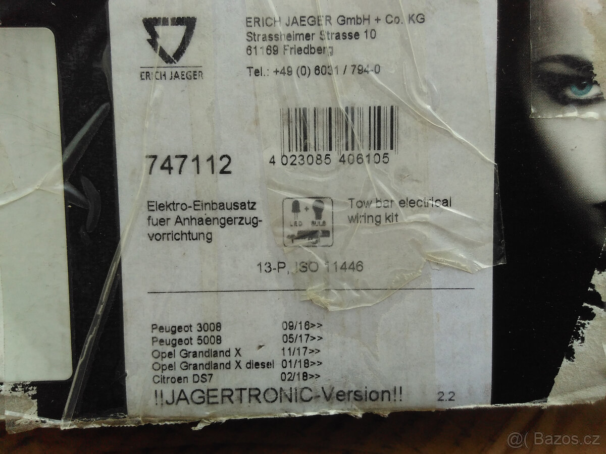 Elektroinstalace k TZ Opel, Peugeot, Citröen 13-pol. -NOVÁ - 3