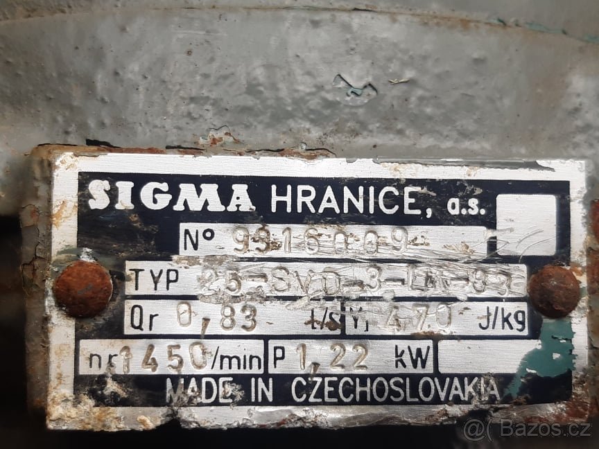 čerpadlo na domácí vodárnu sigma 25-svd-3-lm-83 - 3