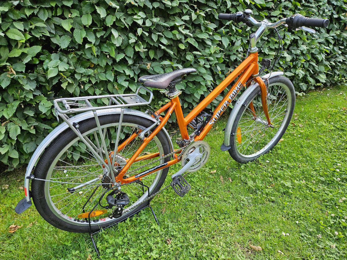 24" horské hliníkové kolo SUPERBIKE, rám 15" od 130 cm - 3