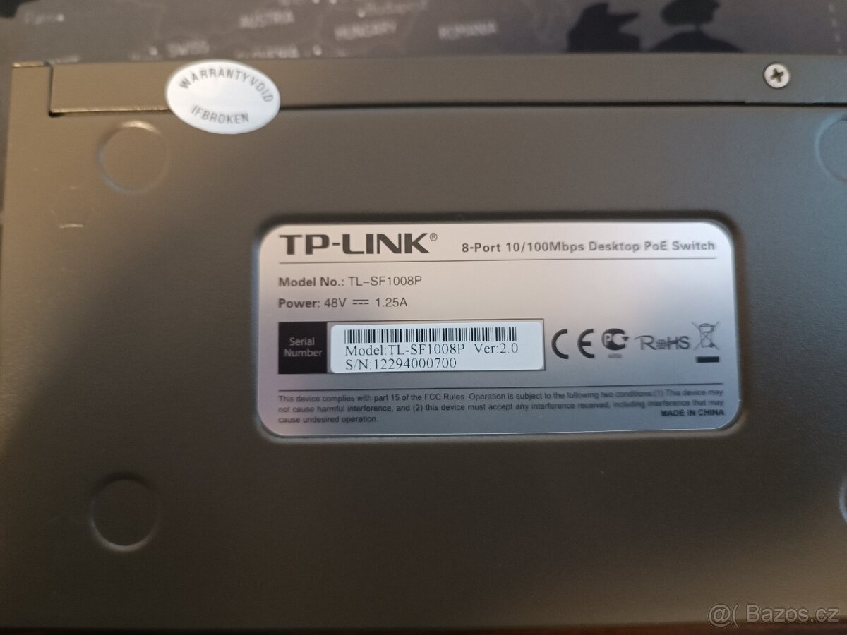 TP-Link TL-SF1008P 8port 4 porty PoE+ - 3