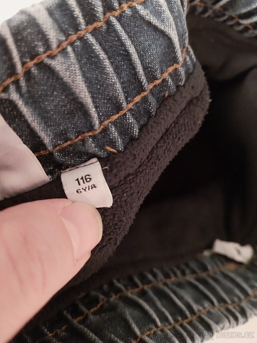 Rifle (s fleecem), vel. 116 - 3