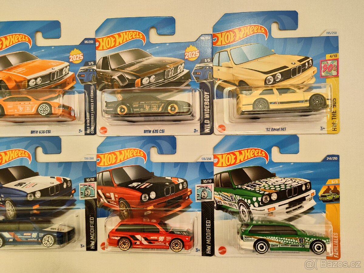 HOT WHEELS BMW/MERCEDES - 3