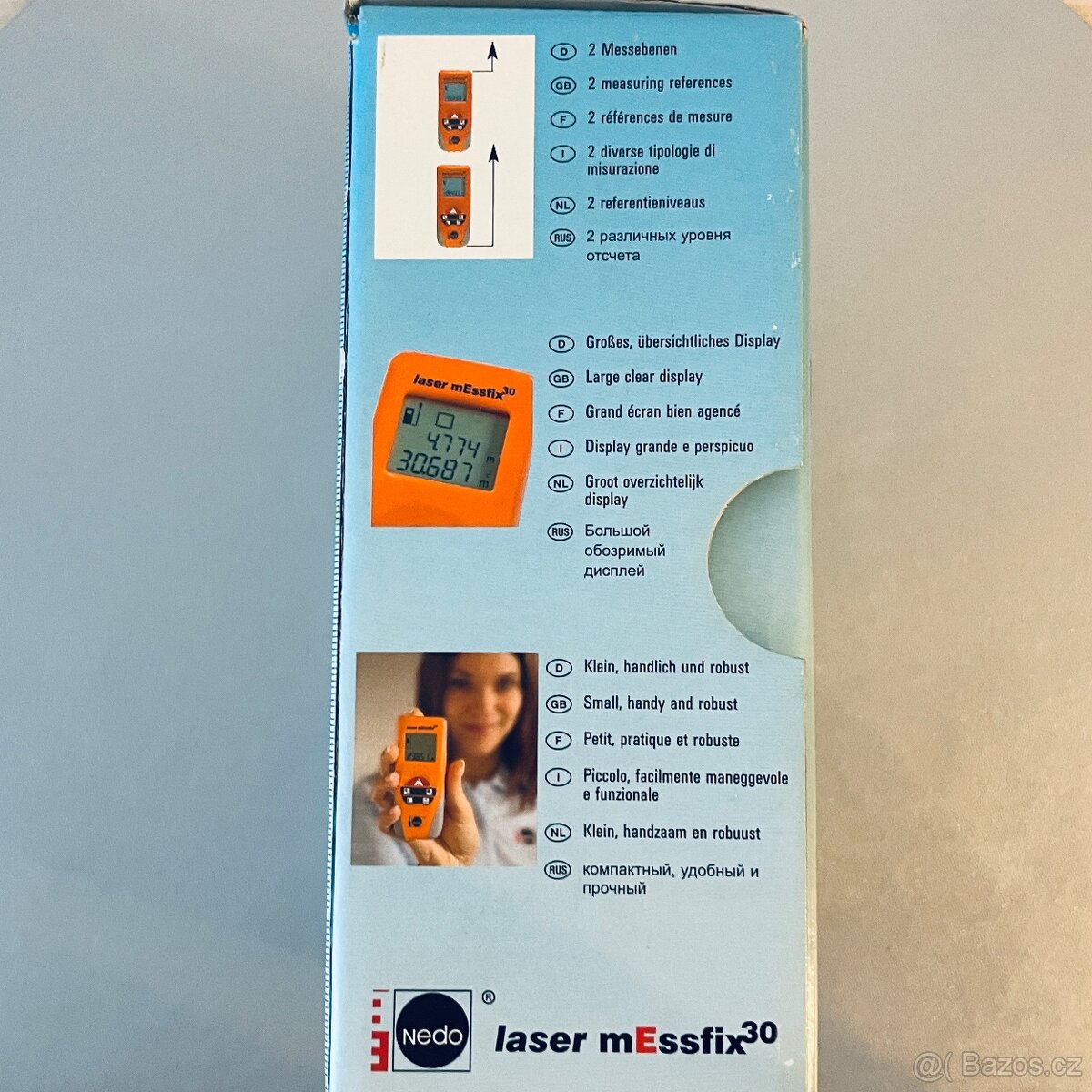 Laserový dálkoměr Messfix 30 Nedo, nový - 3