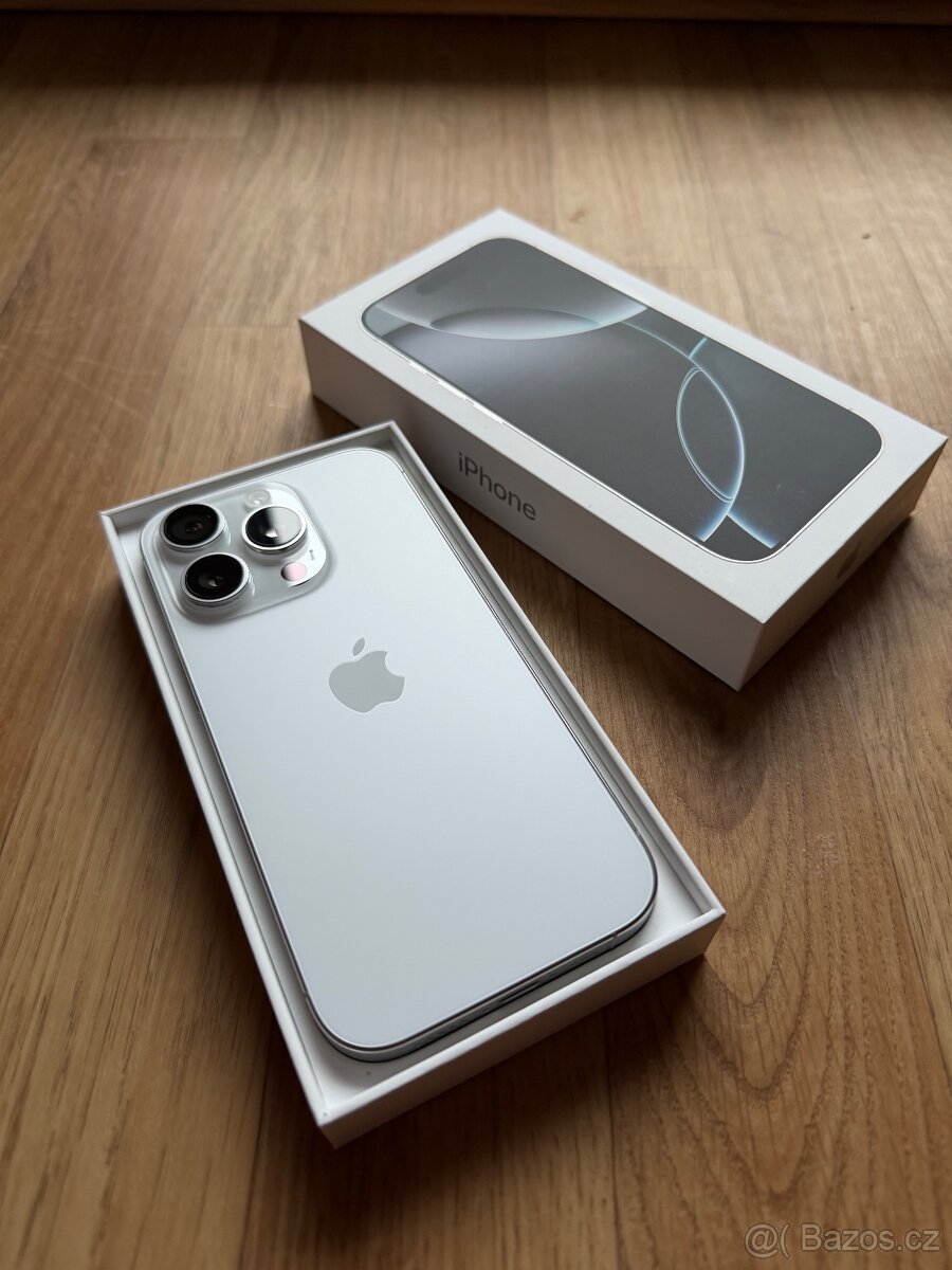 Apple iPhone 16 Pro 128GB bílý titan - 3