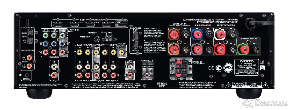 AV Receiver ONKYO HT-R980 - 3