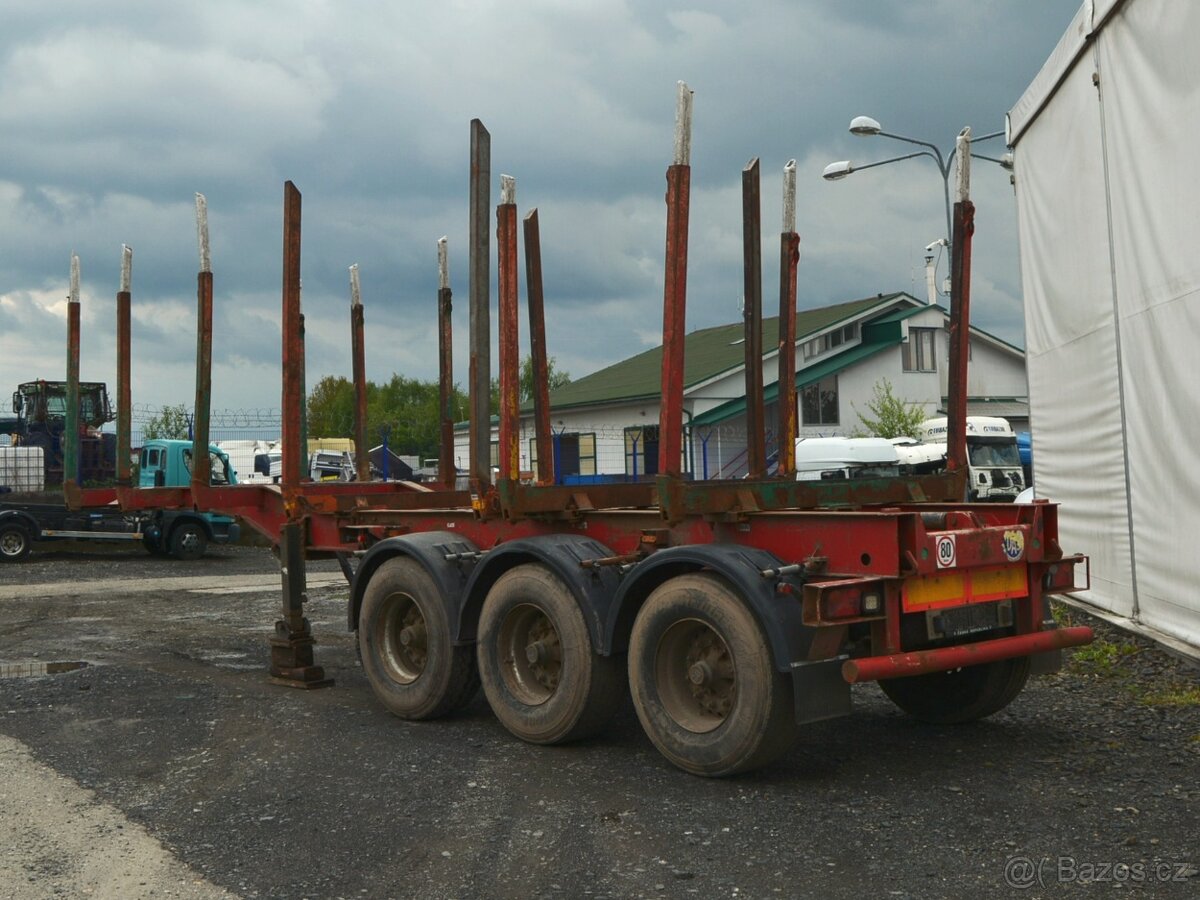 Umikov NPK 39T - návěs pro přepravu dřeva - 3