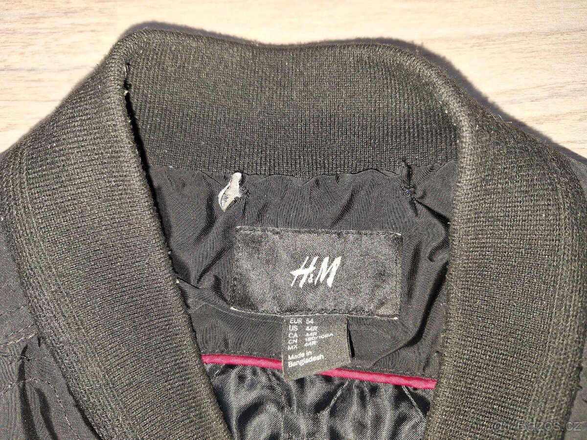 Pánská prošívaná bunda bomber zn. H&M - 3
