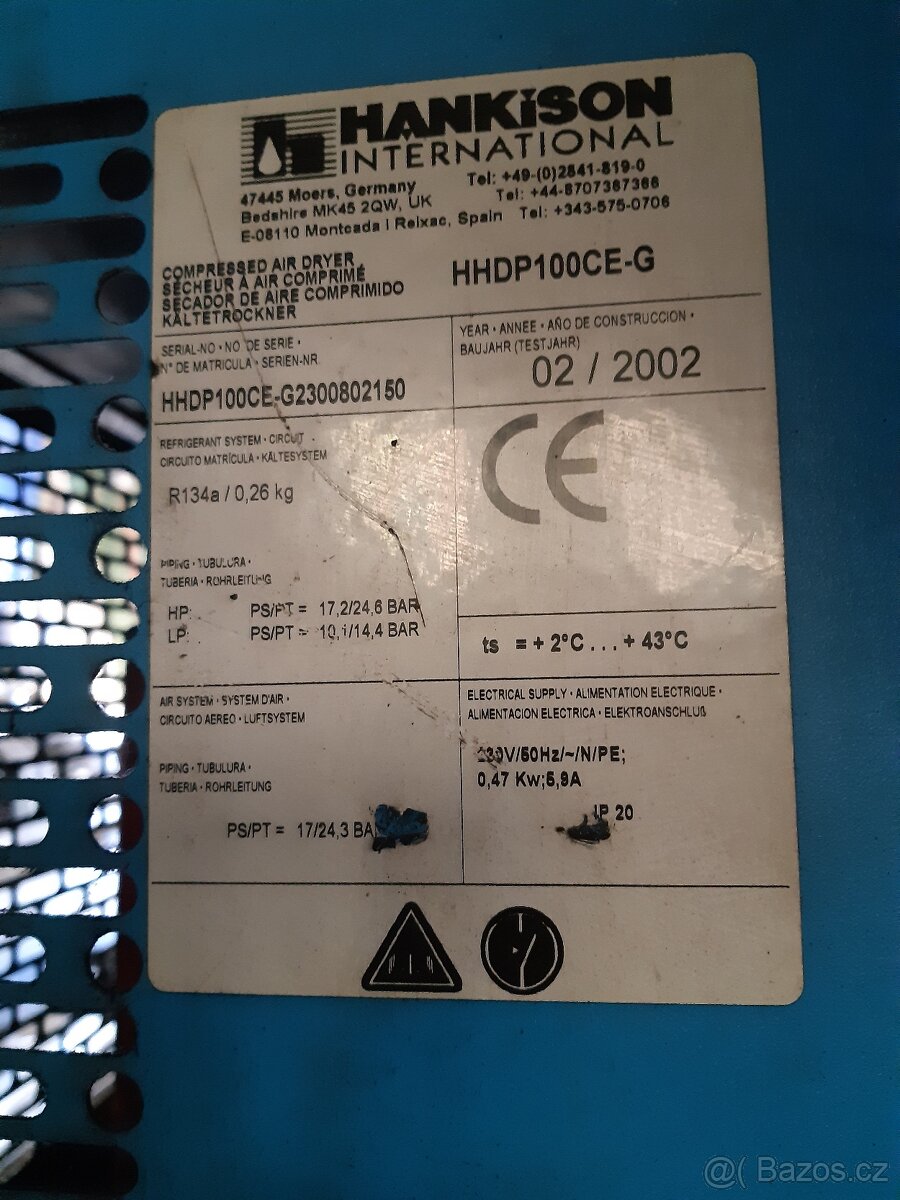 Sušička stlačeného vzduchu ke kompresoru - 3