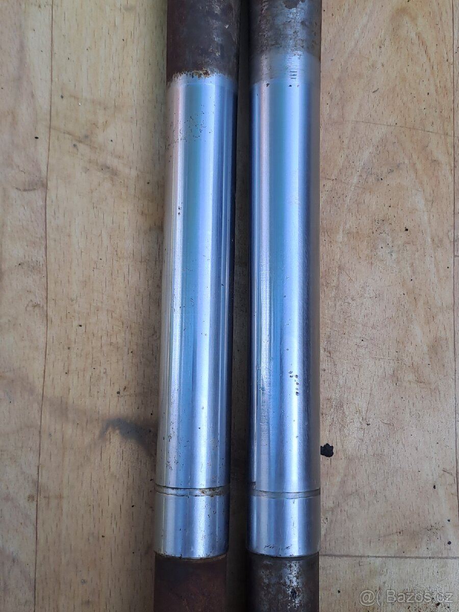 ČZ 175/477 Harlejka trubky vidlice tvrdochrom - 3