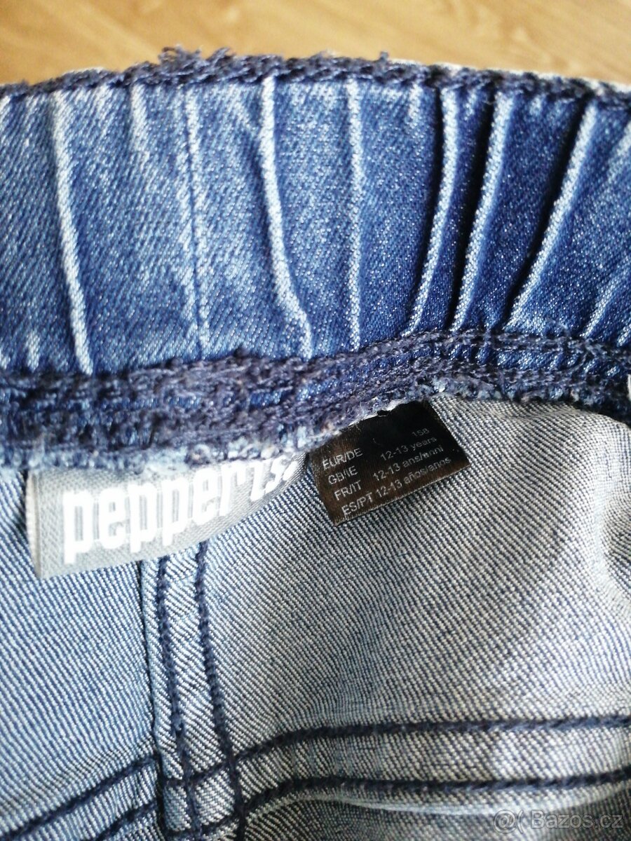 Dívčí džíny - džeginy 158 dvojčata Peperts - 3