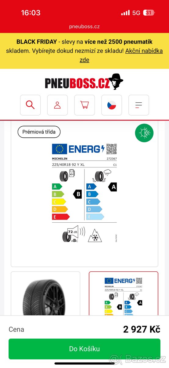 Zimní pneu 225/40/18 - 3