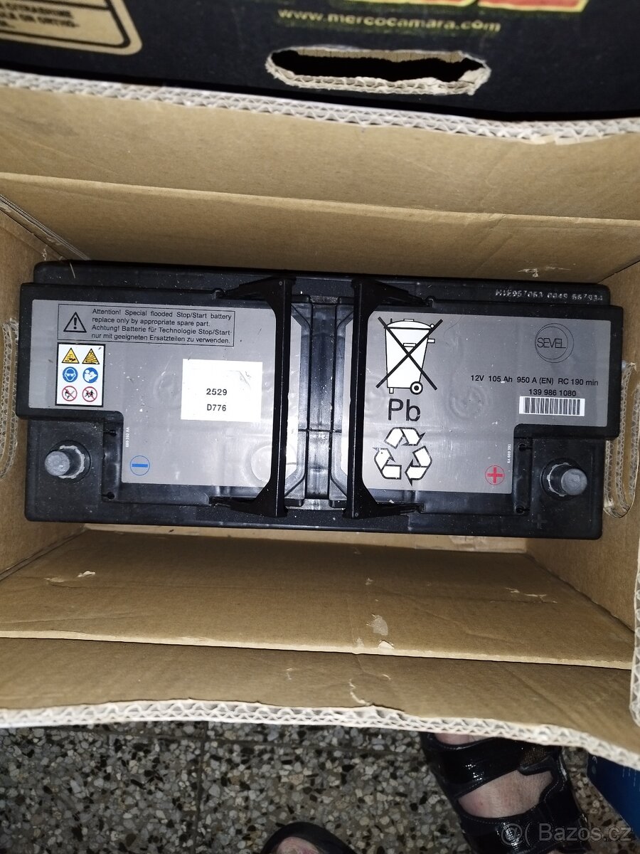 vestavba Vivi box do dodávek VW,MB a pod. + aku Varta - 3