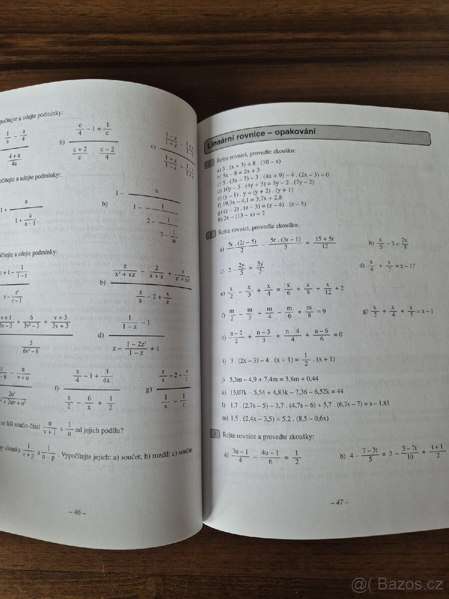 Sbírka úloh z matematiky - 3