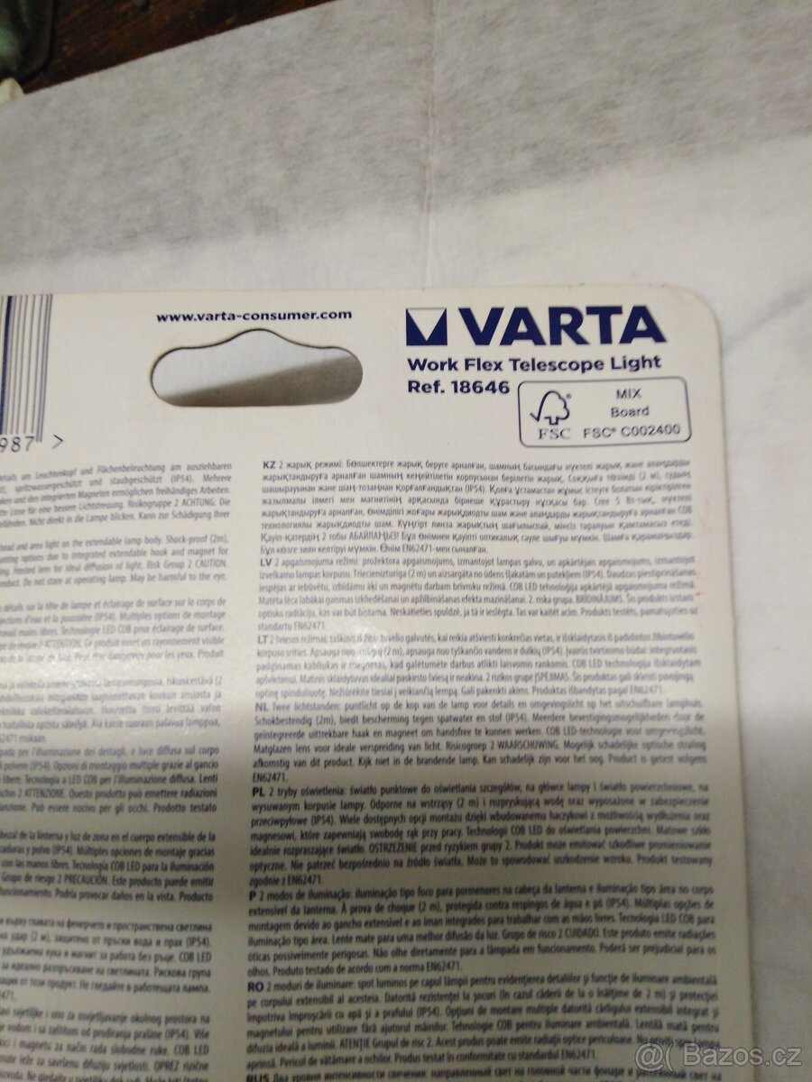 prodám svítilnu Varta - 3