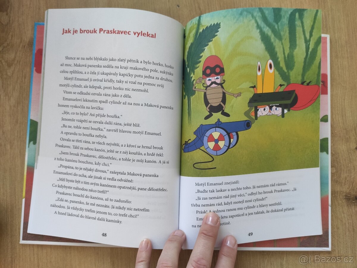 Maková panenka a motýl Emanuel kniha NOVÁ - 3