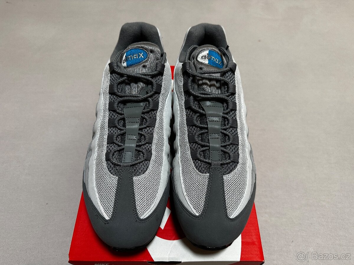 Nike Air Max 95 Big Bubble Smokey Grey/Green Abbys 46 - NOVÉ - 3