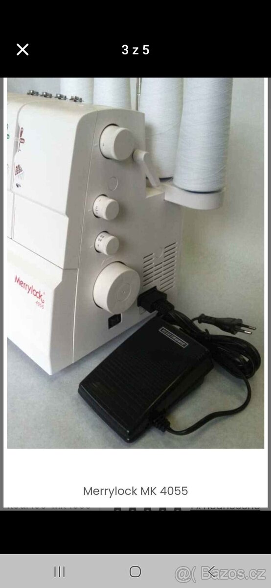 Šicí stroj Coverlock Merrylock 4055 - 3