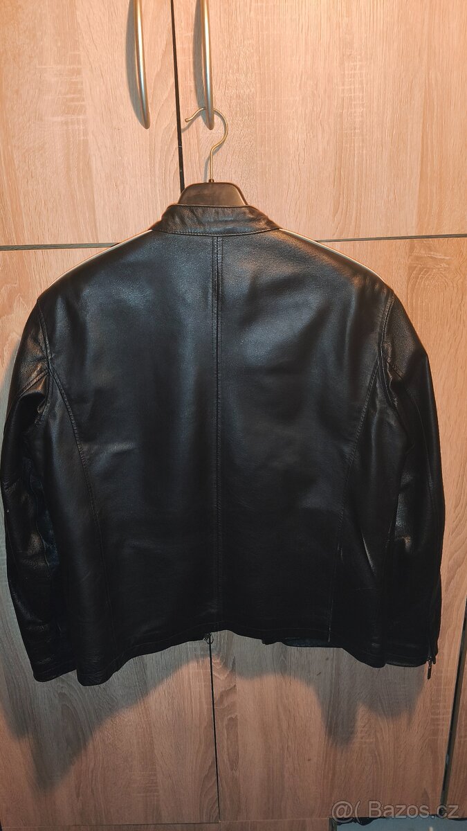 💥 NA PRODEJ: Černá Kožená Bunda v Moto Stylu 🏍️ - 3