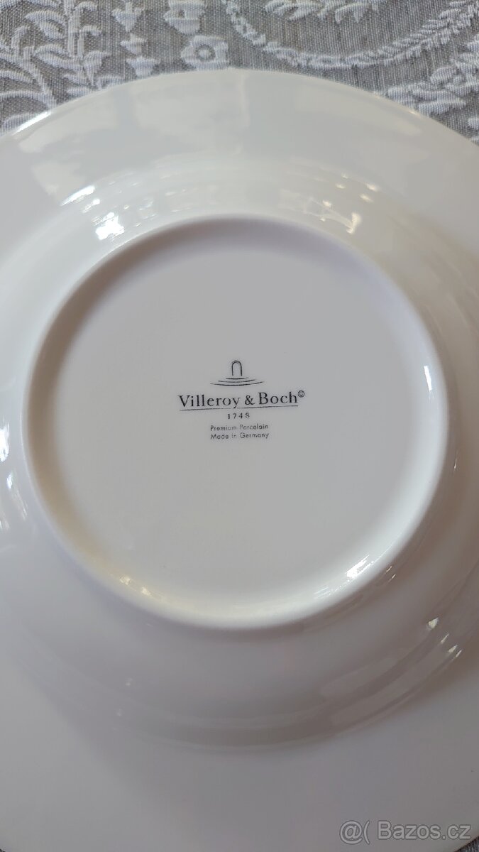 Luxusní porcelánové hluboké talíře zn.Villeroy&Boch - 3