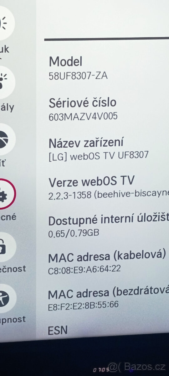 LG 58UF8307 146cm - 3