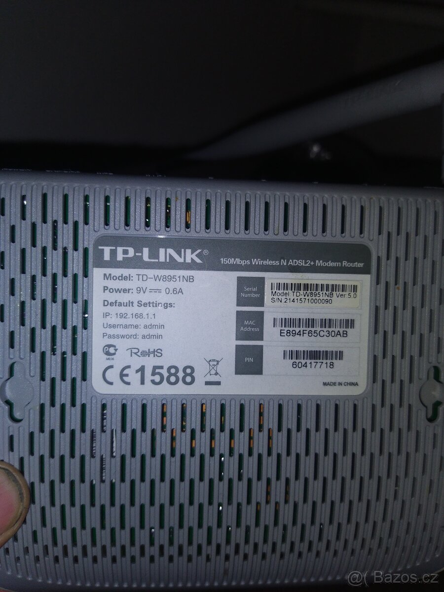 Modem TP-Link TD-W8951NB ADSL2+ - 3