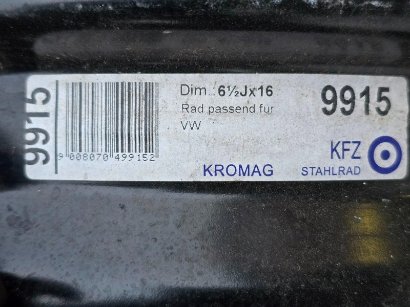 Plechové disky 6,5Jx16 5x112 et50 - 3