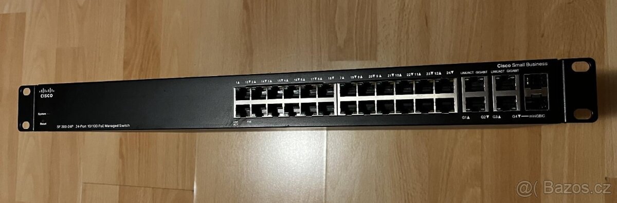 Cisco SF300-24P – 24portový Managed PoE+ Switch - 3