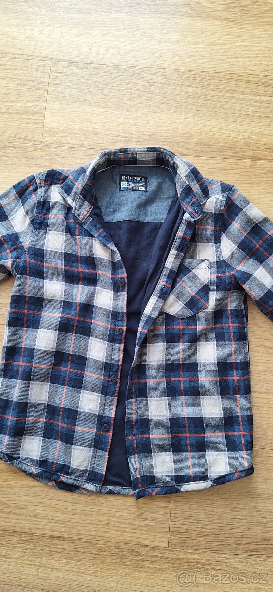 Kostkovaná košile Next vel.122 - 3