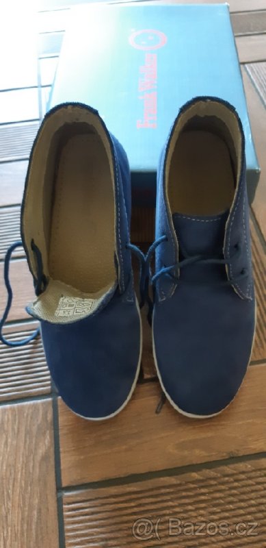 Kožené boty Frank Walker, vel. 34 - 3