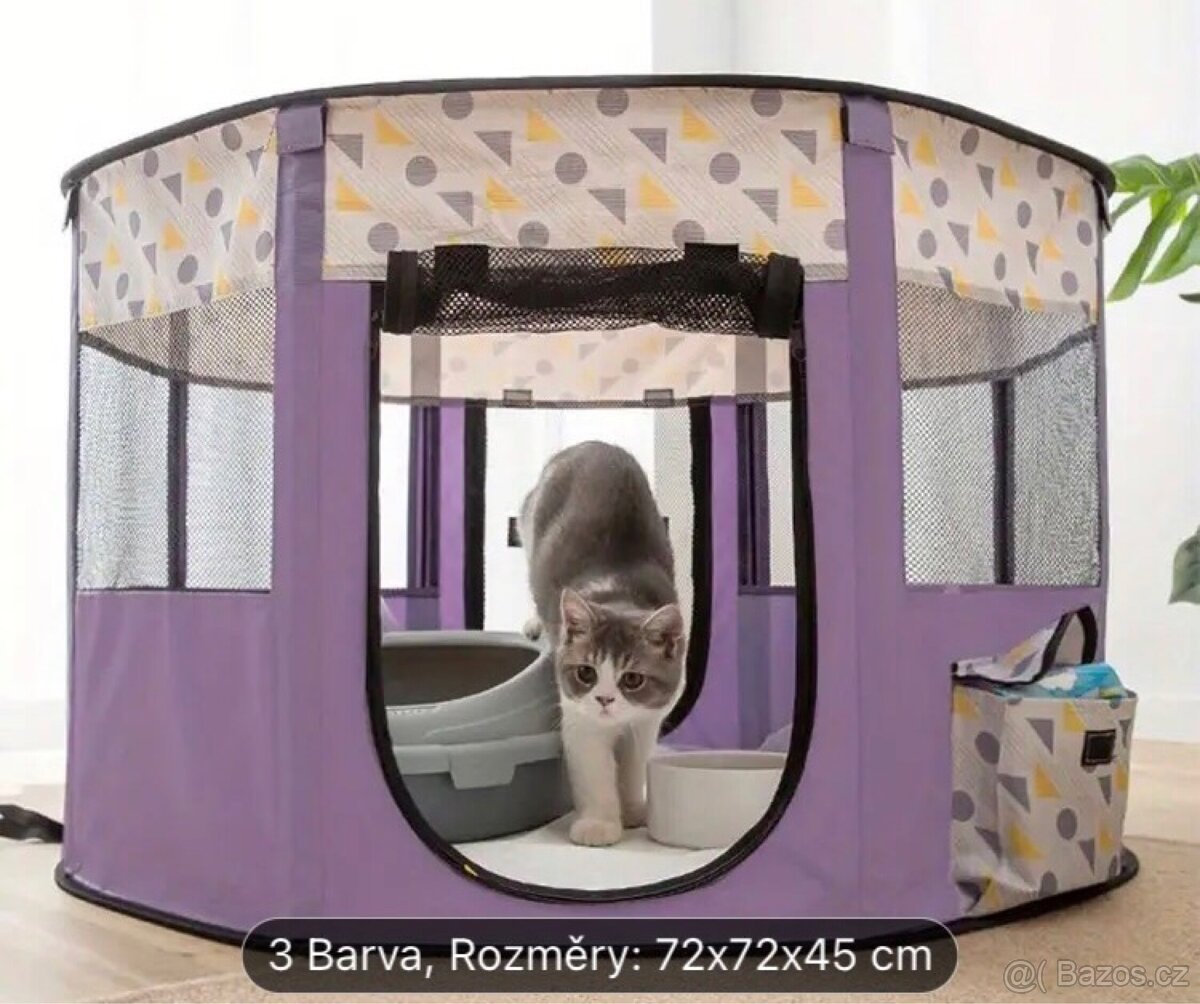 Skládací přepravka pro kočky/psy - 3