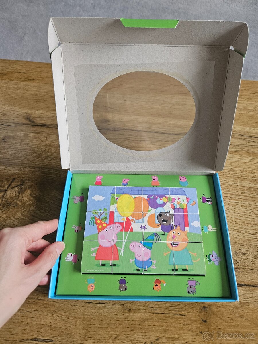 Dřevěné kostky Peppa Pig - 3