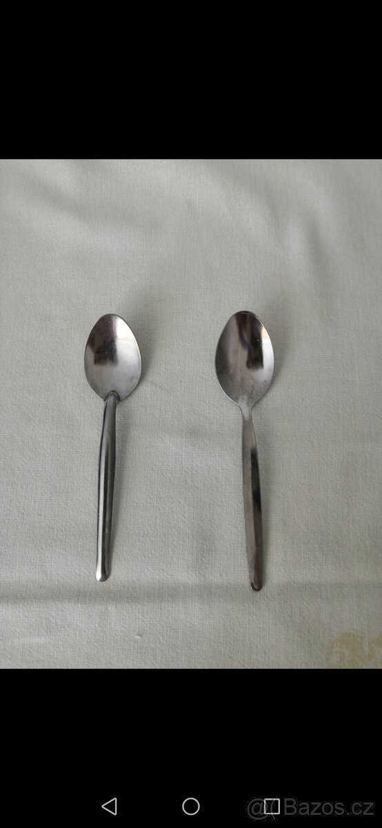 Příbory +kávové lžičky - 3