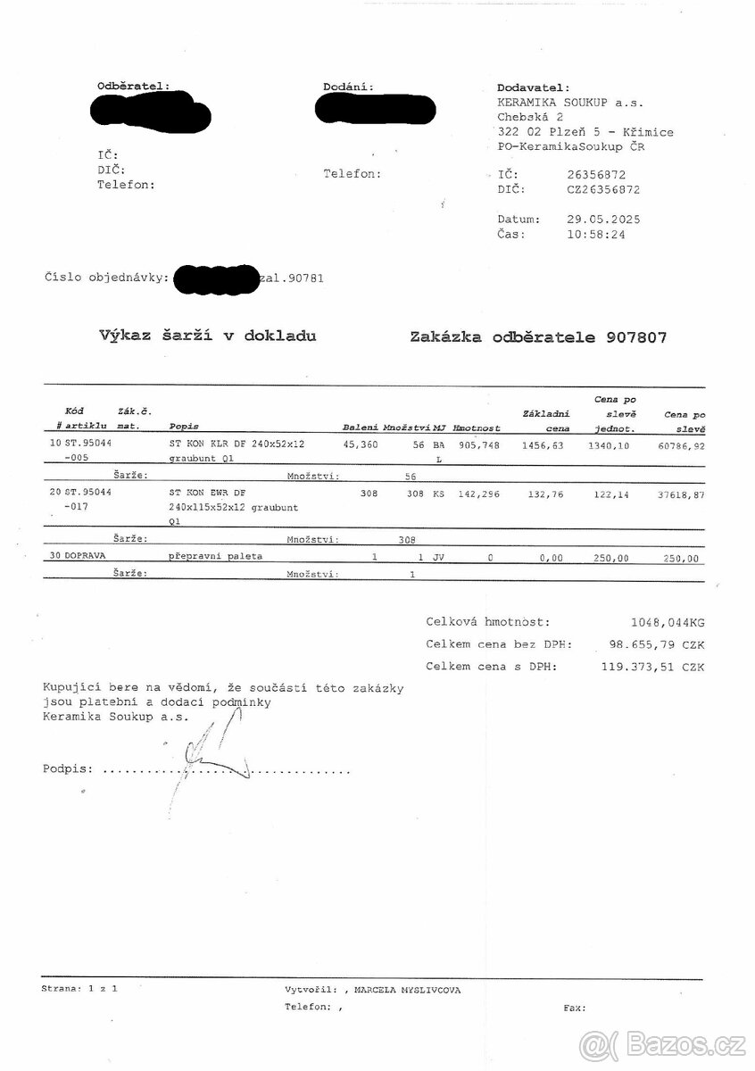 OBKLADOVÝ CIHLOVÝ PÁSEK KLINKER Kontur EG DF 3975 - 3