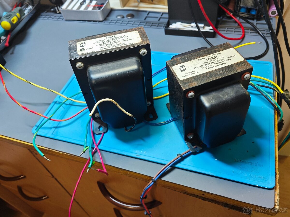 Transformátory pro lampový zesilovač Hammond - 3