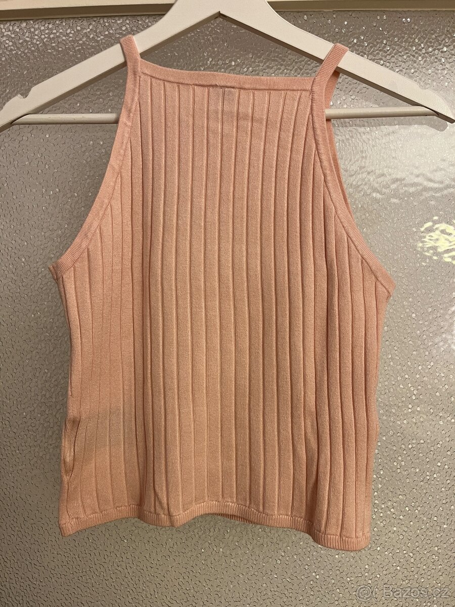 Růžový top H&M - 3