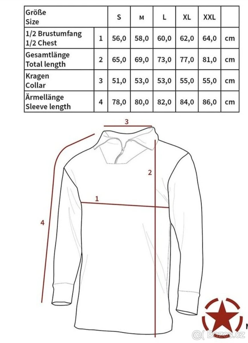 Taktická košile UBACS vzoru 95 - 3