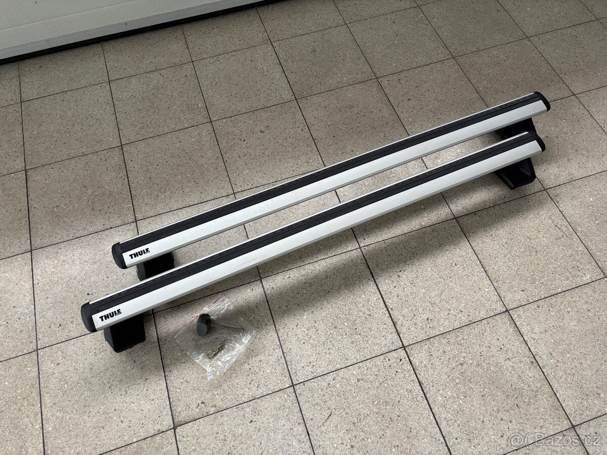 Škoda Rapid střešní uzamykatelné nosiče THULE - 3
