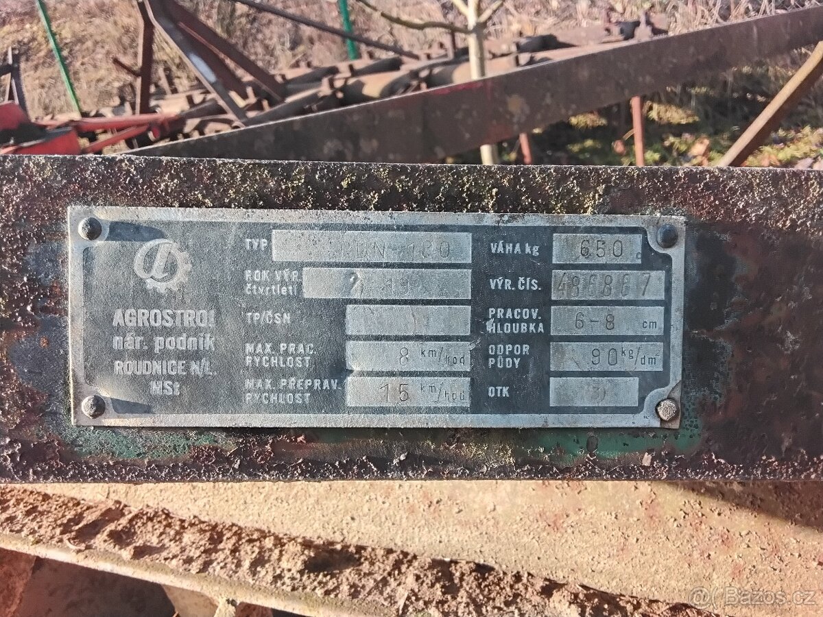 Diskový podmítač jednořadý PDN-180 - 3