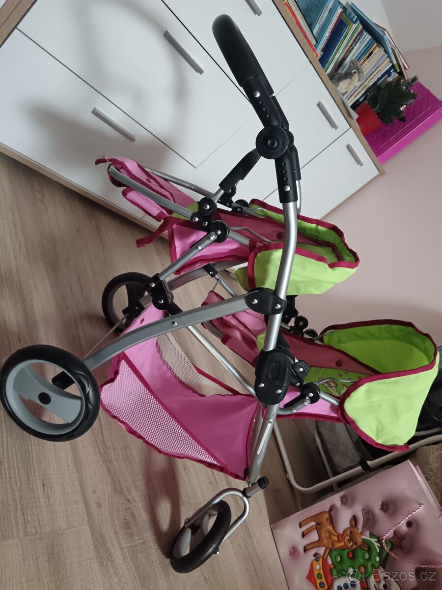 Kočárek pro panenky (dvojčata) - 3