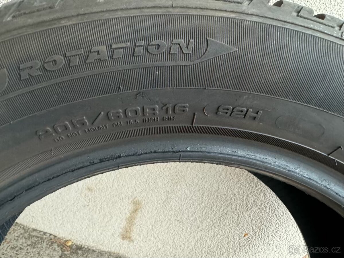 Prodám letní pneumatiky FULDA205/60 R16 - 3