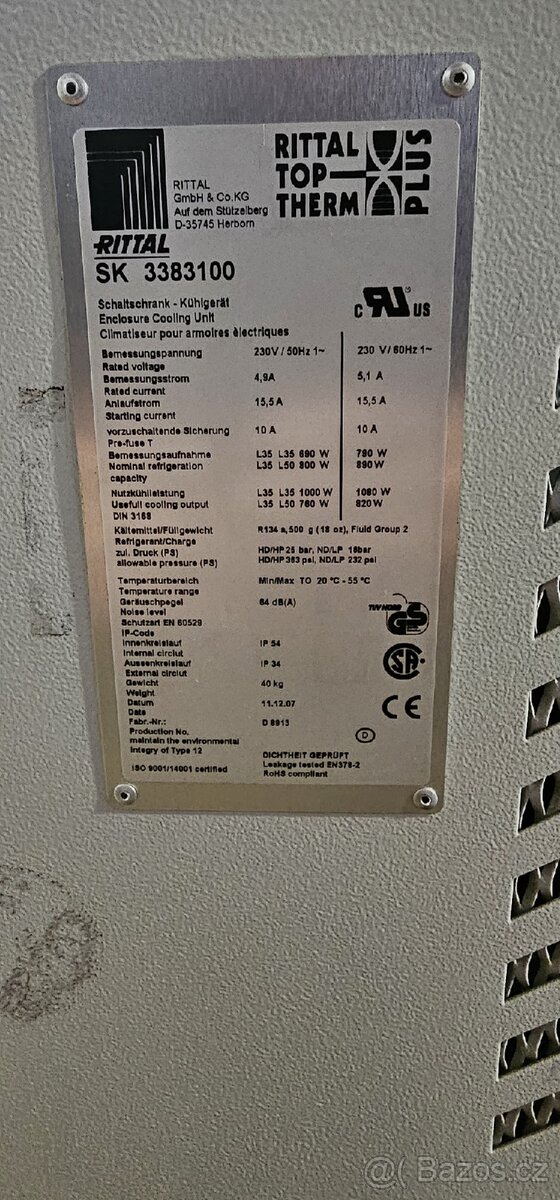 klimatizace rittal sk3383100 - 3