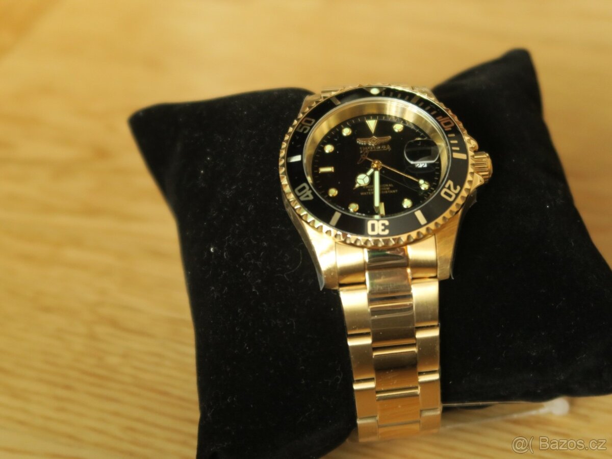 Invicta Pro Diver 200M zlatá barva - 3