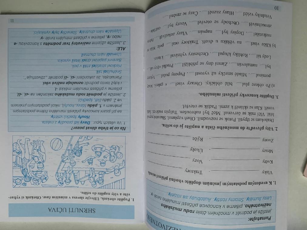 Shoda přísudku s podmětem - 3