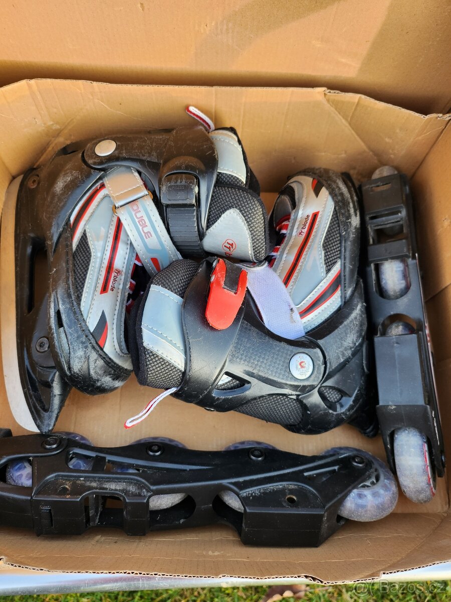 Dětské lední/kolečkové brusle 30-33 - 3