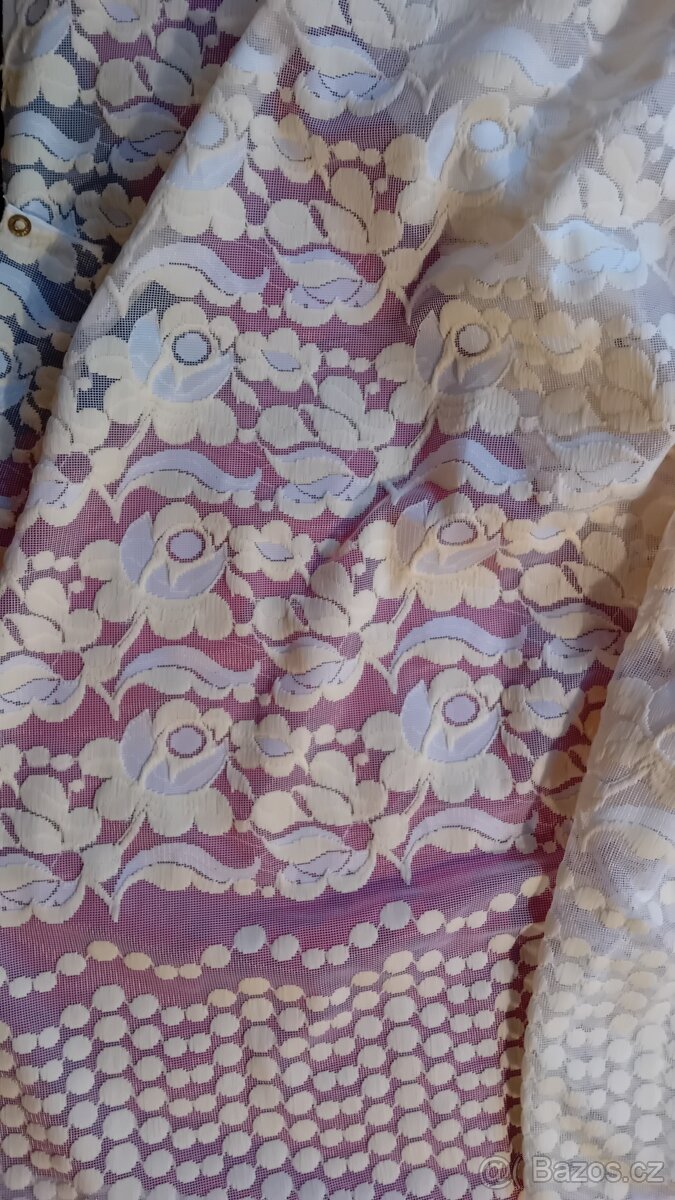 Dlouhá záclona (neušitá) - 3